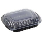 Bölmesiz Kapaklı Gıda Kabı (Sıcağa Dayanıklı) - Görsel 2