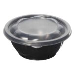 1000 gr Siyah Yemek Kabı (Sıcağa Dayanıklı) - Görsel 2