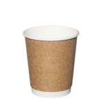 8 oz Kraft Double Wall Karton Bardak