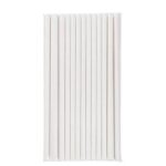 Beyaz Frozen Kağıt Pipet 8 x 204 mm