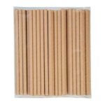 Kraft Frozen Kağıt Pipet 8 mm x 19,7 cm