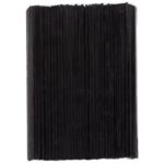 İnce Kokteyl Pipeti Siyah 4 x 230mm